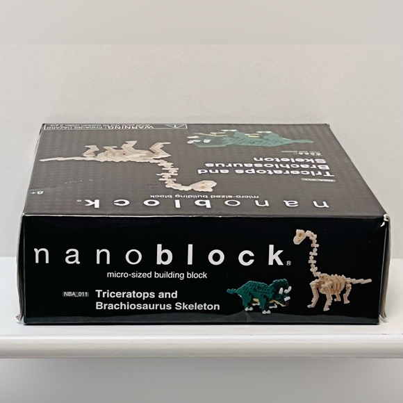 NEW Nanoblock Triceratops & Brachiosaurus - Picture 5 of 5